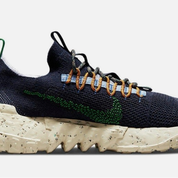 Nike Men's Space Hippie 01 Obsidian Navy Blue Shoes Sneakers - 12 - Picture 4 of 9